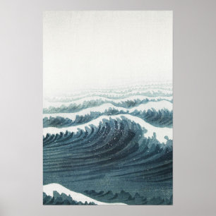 Arte De La Playa Gris Azul