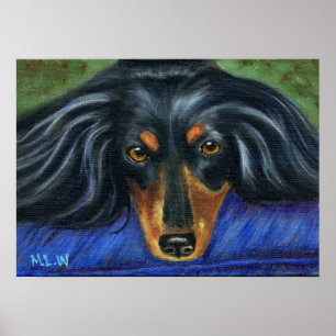 Arte de la raza del perro del Dachshund - Hallie