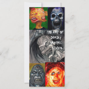 ARTE DE LA TARJETA DE ARTE DE ESTUDIO GRÁFICO MORT