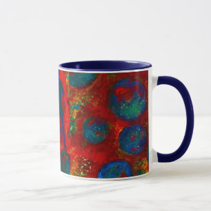 Arte de la TAZA del arco iris del "fútbol"