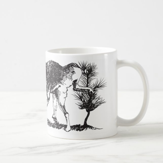 Arte de la taza del lobo y del lema (Derecha)