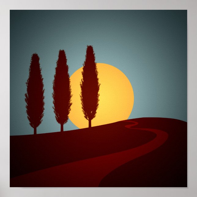 Arte de la Toscana Sunset (Frente)