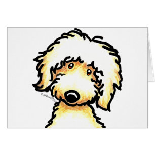 Arte de Labradoodle Amarillo