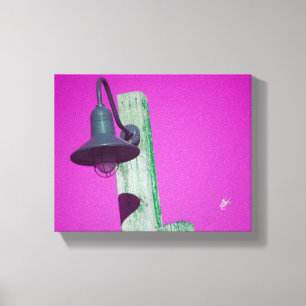 Arte de Langley Lamp Post Magenta Verde