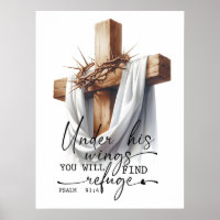 Arte de las Escrituras Bajo Sus Alas – Salmo 91:4