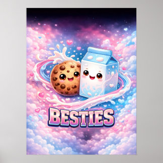 Arte de Leche y Galletas Adorable