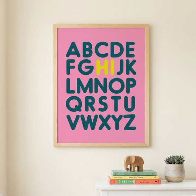 Arte de letras alfabéticas simples y lindas en ros (Subido por el creador)