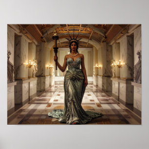 Arte de Libertad Dama Democracia Libertad