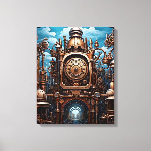 Arte de lienzo de arte Steampunk (Anverso)