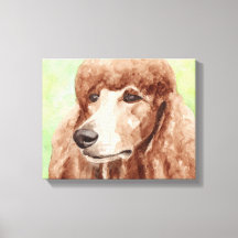 Arte de lienzo de Caniche