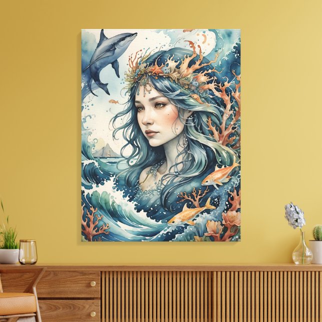Arte de lienzo de espíritu marino (Insitu (Sala de estar))