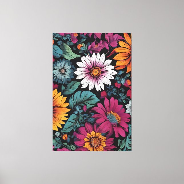 Arte de lienzo de flores (Anverso)
