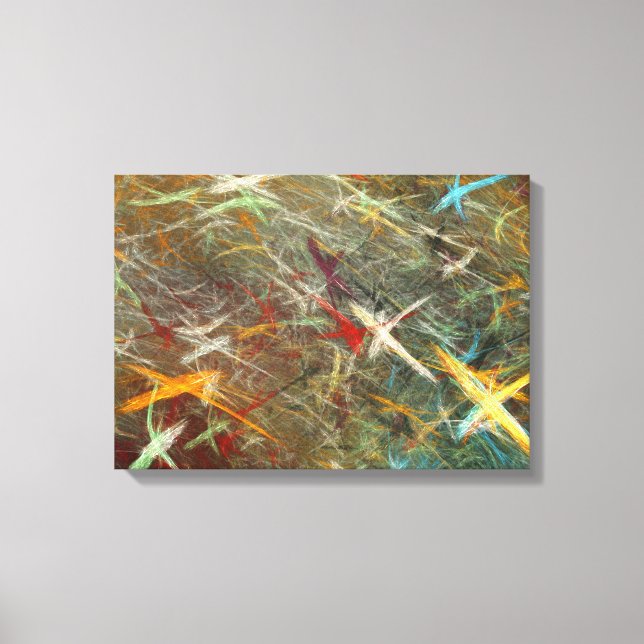 Arte de lienzo de Fractal Stars (Anverso)