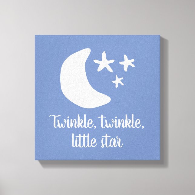 Arte de lienzo de guardería de estrella pequeña ti (Anverso)