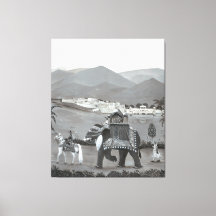 Arte de lienzo de herencia india