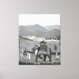 Arte de lienzo de herencia india