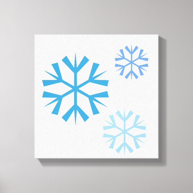Arte de lienzo de Snowflake (Anverso)