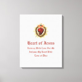 Arte de lienzo del Sagrado Corazón de Jesús