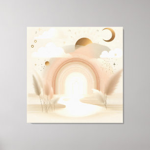 Arte de lienzo en el cielo Decoración pacífica d
