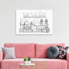 Arte de lienzo en la estirpe Minimalista de Berlín