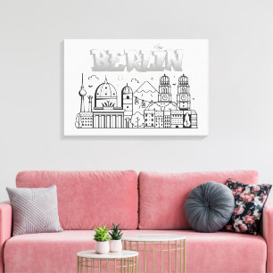 Arte de lienzo en la estirpe Minimalista de Berlín