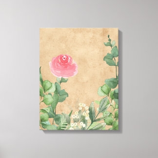 Arte de lienzo floral
