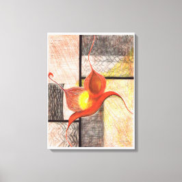 Arte de lienzo ilustrado a mano (Marfil Edge)