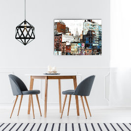 Arte de lienzo multimedia