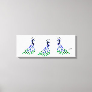 Arte de lienzo : Peacocks