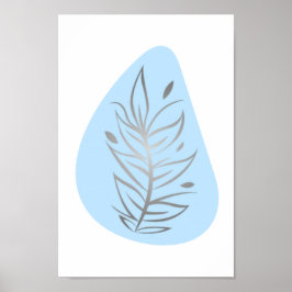 Arte de línea abstracto de planta