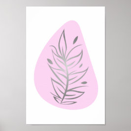 Arte de línea abstracto de planta