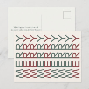 Arte de línea arquitectónica Navidad alegre nórd
