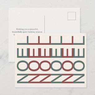 Arte de Línea Arquitectónica Navidad Nórdica Noe