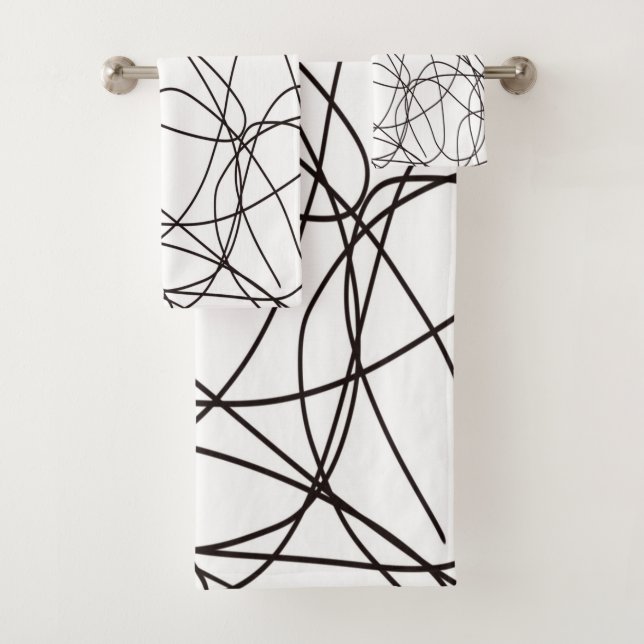 Arte de línea blanca y negra (In situ)