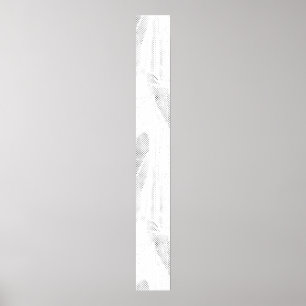 Arte de línea, conchas marinas, Rótulo peatonal Ha