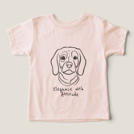Arte de línea de Beagle, Elegancia con Actitud