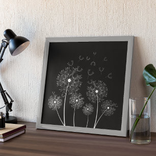 Arte de línea de candelios blancos