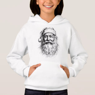 Arte de línea de Santa Claus