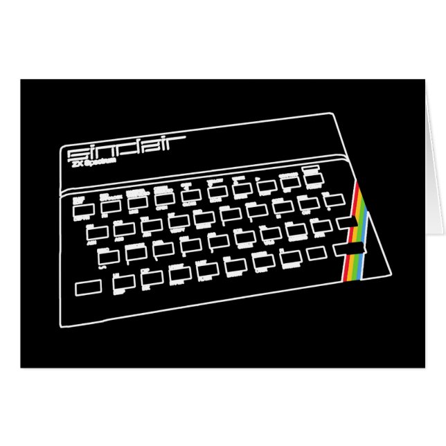 arte de línea de ZX Spectrum (Anverso (Horizontal))
