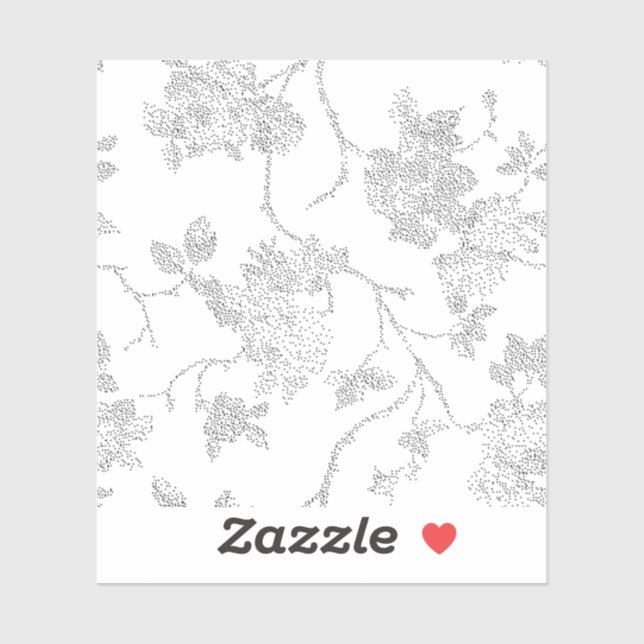 arte de línea, deriva de nieve, Pegatina de vinilo (Hoja)