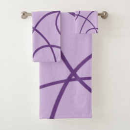 Arte de línea en morado