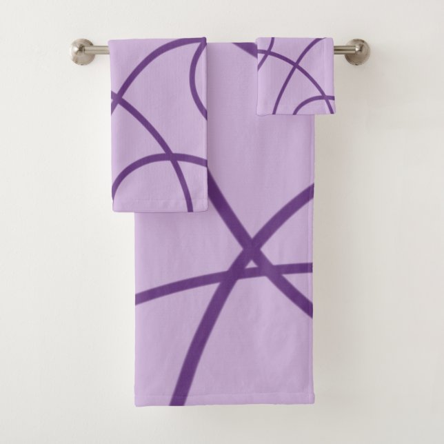 Arte de línea en morado (In situ)