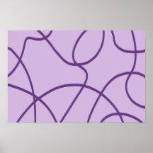 Arte de línea en púrpura