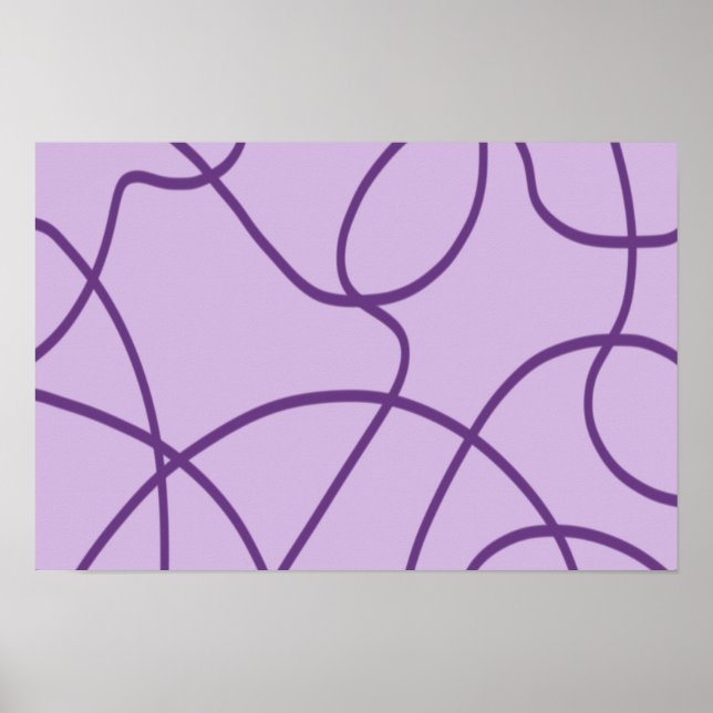 Arte de línea en púrpura (Frente)