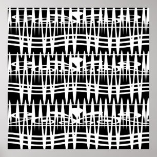 arte de línea geométrica modernista abstracta