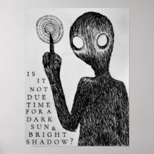 Arte de línea gótica Diseño original Sombras oscur