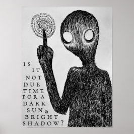 Arte de línea gótica Diseño original Sombras oscur