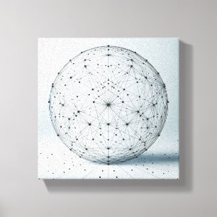 Arte de línea simétrica minimalista moderna - Abst