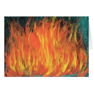 Arte de Llamas Naranjas Amarillas Fuego Relámpagos