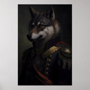 Arte de lobo militar del Renacimiento Amante de lo